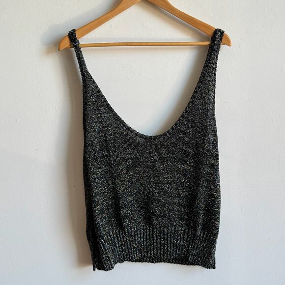 Rare RACHEL COMEY Sparkly Knit Camisole Crop Top - Picture 3 of 8